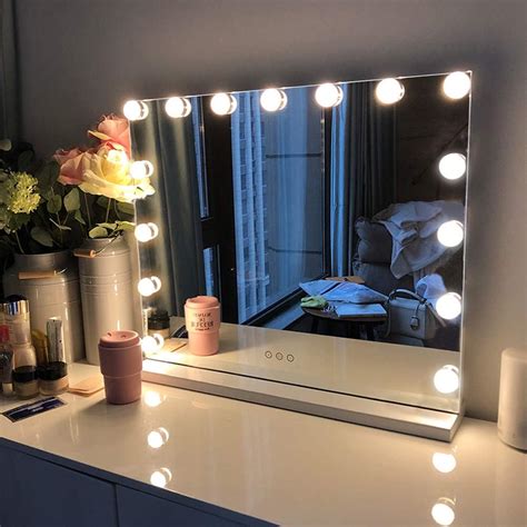 vanity light mirror amazon|cute vanity mirror with lights.